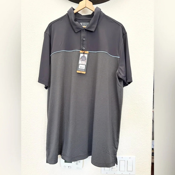 Pebble Beach Other - PEBBLE BEACH DRY-LUXE™ PERFORMANCE PERFORMANCE POLO XXL grey NWT